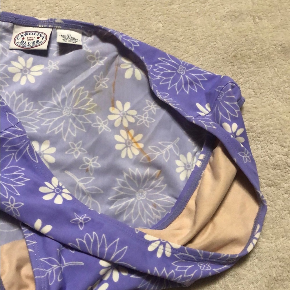 Carolina blues floral bikini bottoms - Picture 2 of 4